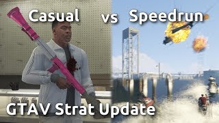 Casual VS Speedrun in GTAV  Strat Updates [upl. by Kelson224]