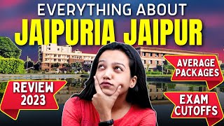 Jaipuria Jaipur Review 2023 Cutoffs Fees Placement Analysis ROI 🔥 [upl. by Eirrok]