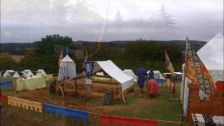 Exploring Germany Medieval Market Burg Ronneburg [upl. by Ardnosal]