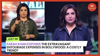 Farah Khan Exposes Bollywoods Entourage Expenses A Call for Change  Bollywood Update [upl. by Furgeson461]