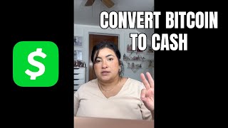 How To Convert Bitcoin To Cash on Cash App and Sell BTC To USD [upl. by Schott882]