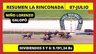 RESUMEN COMPLETO 👉 LA RINCONADA INH hoy Domingo 07 DE JULIO 2024 [upl. by Arondell31]