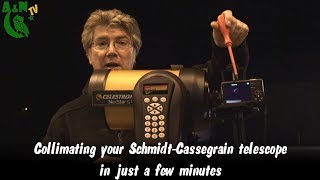 Collimating your SchmidtCassegrain telescope in just a few minutes [upl. by Sybilla409]