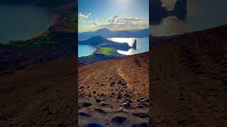 Stunning views of Pinnacle Rock in the Galapagos from Bartolome Island [upl. by Kelila]