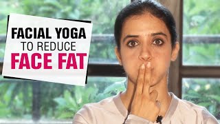 Face Yoga to Reduce Facial Fat  Fit Tak [upl. by Gwyn]