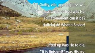 Hallelujah What a Savior With Lyrics  Visual Worship [upl. by Sirama325]