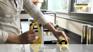 Kärcher WV 50 plus Battery driven Window Vacuum Demonstration Demo window vac Cleaning [upl. by Leahcimnaes]