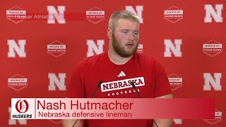 Nebraskas Nash Hutmacher full press conference on Nov 7 2023 [upl. by Lishe]