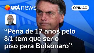 Condenação de 17 anos pelo 81 fará sentido se Bolsonaro tiver pena mais draconiana diz Josias [upl. by Wilkins]