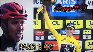 PARIS NICE etapa 8 2024 en vivo FINAL BERNAL BUITRAGO [upl. by Donall410]