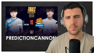 Worlds Finals Damwon Gaming DWG vs Suning Gaming SN  YamatoCannon Predictions [upl. by Lesab]