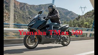 Essai Yamaha TMax 560 2022Yamaha TMax Tech Max 560 First ride [upl. by Lassiter]