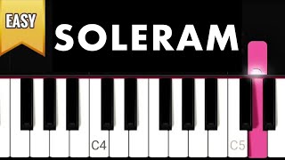 Soleram  Tutorial Piano Pemula [upl. by Htiekel]