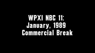 WPXI NBC 11 January 1989 Commercial Break [upl. by Yasui901]