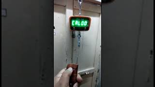 HOW CALIBRATE 1 TON DIGITAL HANGING CRANE SCALE [upl. by Salocin348]