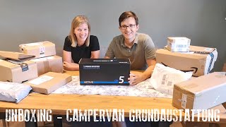 DoItYourself Campervan Grundaustattung quotWas brauche ichquot UNBOXING Zubehör amp Elektroausbau T5T6 [upl. by Josephina345]