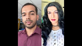 Crossdresser Male to Female MAKEUP TUTORIAL [upl. by Yzus]