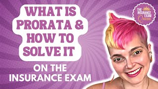 What is Prorata and How to Solve for it on the Insurance Exam [upl. by Ringler]