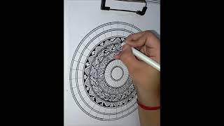 PATTERN 17Mandala ArtDecorative PatternMANDALA ARTStep by Step 🖌️🎨 [upl. by Leihcar984]