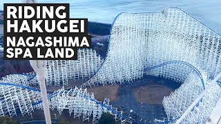 Riding Hakugei at NAGASHIMA SPA LAND  Theme Park Vlog  Asia Trip 2024  Ep41 [upl. by Stefa]