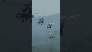 KONVOI HELIKOPTER TNI huttni dirgahayu79 dirgahayutni helikopterindonesia pesawattempur [upl. by Enyawed]