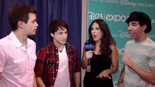 Damien Haas Shayne Topp amp Matthew Scott Montgomery So Random  D23 Expo 2011 [upl. by Bouldon175]