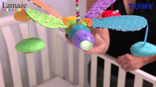 Lamaze Freddie the Firefly Musical Mobile Mom Interview [upl. by Jephum542]