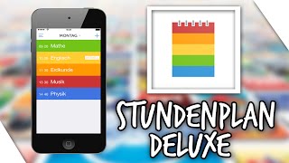 STUNDENPLAN DELUXE  AppMontag [upl. by Ardnasirhc]