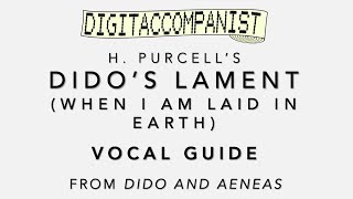 Didos Lament Vocal Guide – Digital Accompaniment [upl. by Eerat]