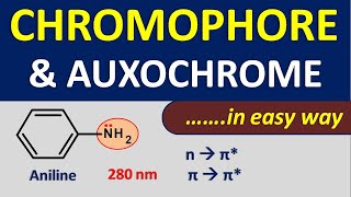 Chromophore and Auxochrome in easy way [upl. by Irrehc]