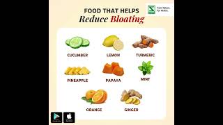 Beat the Bloat Top Foods for a Flat Stomach [upl. by Newob991]