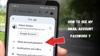 How to know your gmail account password if you forgot [upl. by Mulcahy]