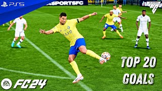 FC 24  TOP 20 GOALS 3  PS5™ 4K60 [upl. by Andrel502]