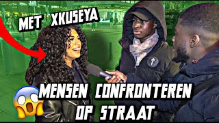 MENSEN OP STRAAT CONFRONTEREN MET XKuseya  ROTTERDAM [upl. by Eahsram]