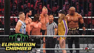 FULL MATCH  Mens Elimination Chamber Match WWE Elimination Chamber 2022 [upl. by Enisamoht]