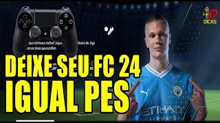 FC 24  CONFIGURAR CONTROLE IGUAL PES [upl. by Dickman]