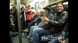 Asi reaccionan en un metro de Nueva York cuando escuchan a Miguel cantando flamenco  VEOFLAMENCO [upl. by Yuh316]