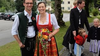 Bavarian Black Forest Wedding • Marriage in Dirndl and Lederhosen • Trachtenhochzeit [upl. by Oirazan]