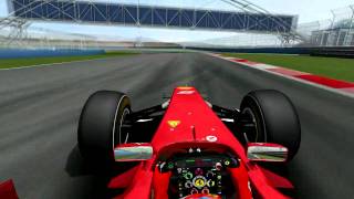 rFactor  F1 2011 ALONSO ONBOARD LAP  TURKEY 2011 [upl. by Weight]