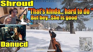 Shroud WATCH Danucd skills and he is impressed  Danucd bananaaa diners [upl. by Adnilam]