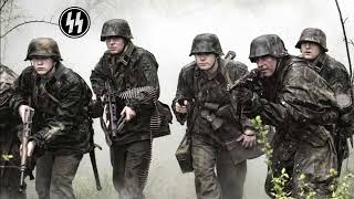 Teufelslied  Waffen SS Marching Song [upl. by Aikym485]