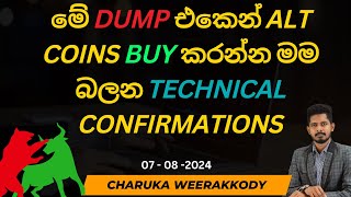 Crypto market update  Sinhala  07082024 [upl. by Nnaer]