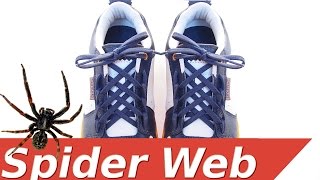 ✔ How to Cool Lace Shoes Spider Web Lacing ✔ [upl. by Nrubloc]