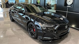 Black 2024 Acura TLX TypeS Walkaround [upl. by Budding]