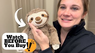 Cuckool Microwavable Sloth Plush FULL REVIEW [upl. by Caleb]