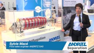 ANDRITZ SEPARATION at the ANUGA FoodTec 2015 [upl. by Nosde217]