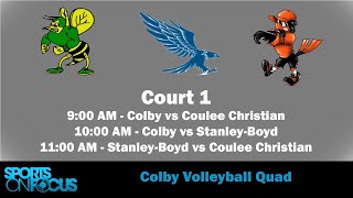 Colby Volleyball Quad [upl. by Nyrraf]