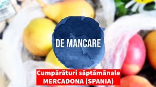 CUMPĂRĂTURI SĂPTĂMÂNALE MERCADONA Supermarket SPANIA alimentare 🥦🍅🍊🍇 [upl. by Cyler873]