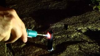 Carbon Fibre flame test [upl. by Eimmaj15]