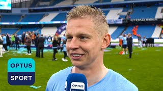 Zinchenko hails game changing Gundogan as Manchester City lift Premier League trophy [upl. by Kristyn]